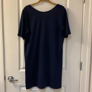 Gap Women’s Dark Blue Short Sleeve Dress - Size L